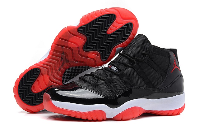 Women Jordan Shoes 11 XI Grade AAA Bred [Women Cheap Jordans 11 8]